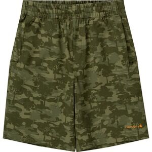 Carhartt T Rugged Flex Camo Work Short Boys M 10/12 Camo BLIND FATIGUE CAMO NWT